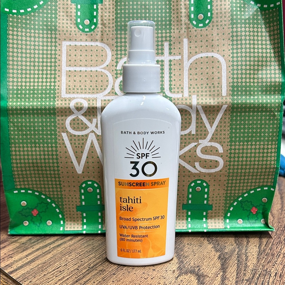 Bath & Body Works Tahiti Isle Sunscreen SPF 30 New. Sealed